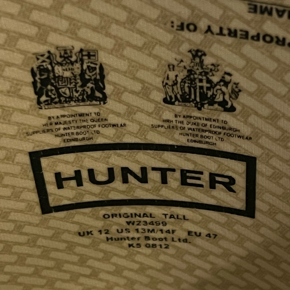 Hunter Original Tall Rain Boots